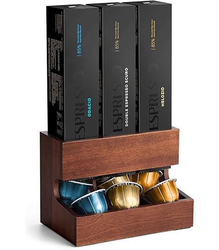 Amazon.com: LKEUYUI Walnut Wood Pod Dispenser Designed for